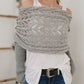 Long autumn and winter shawls, knitted scarves, and hollowed-out extended double-sleeved shawls for outerwear