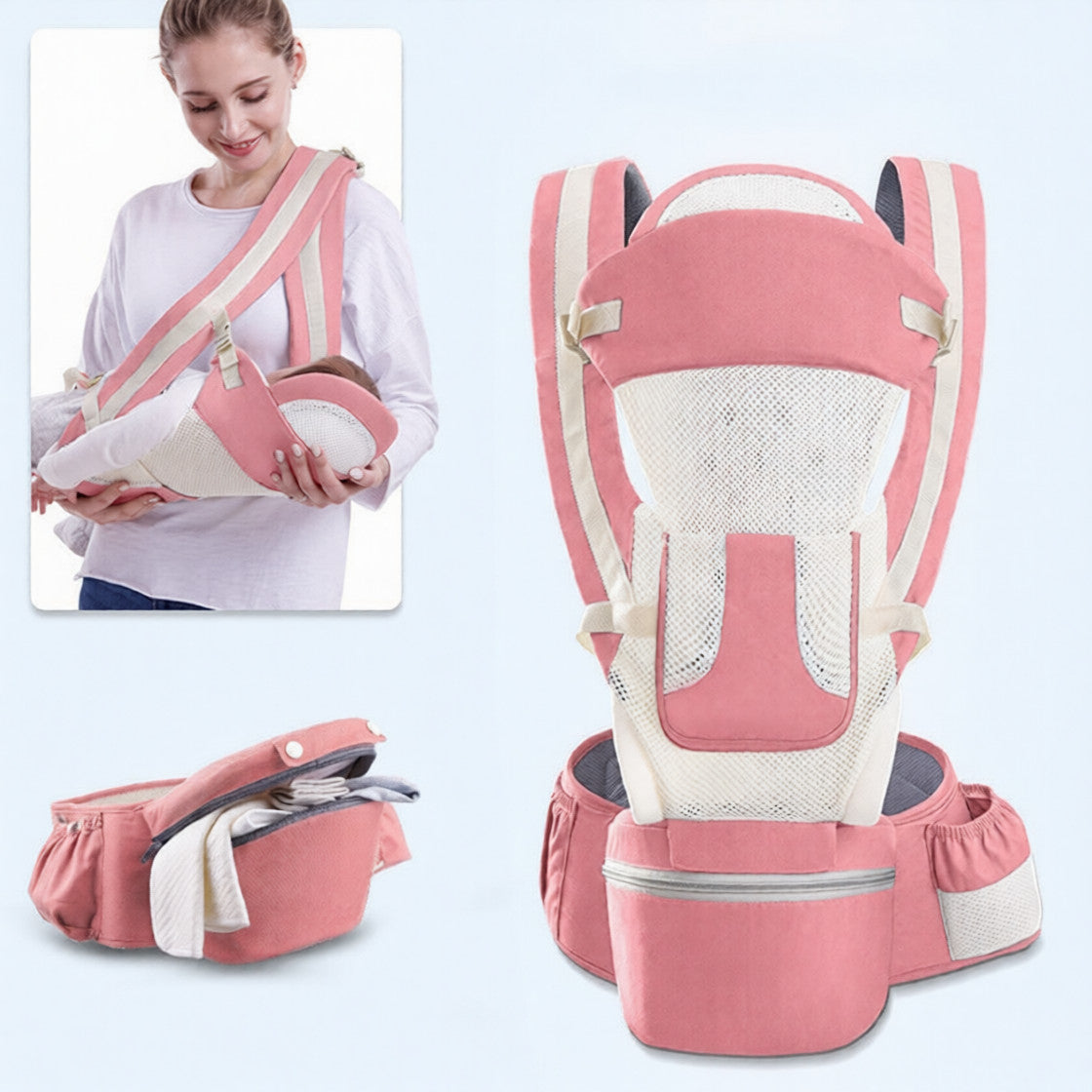 CozyCarrier™ - Deluxe All-in-One Baby Carrier